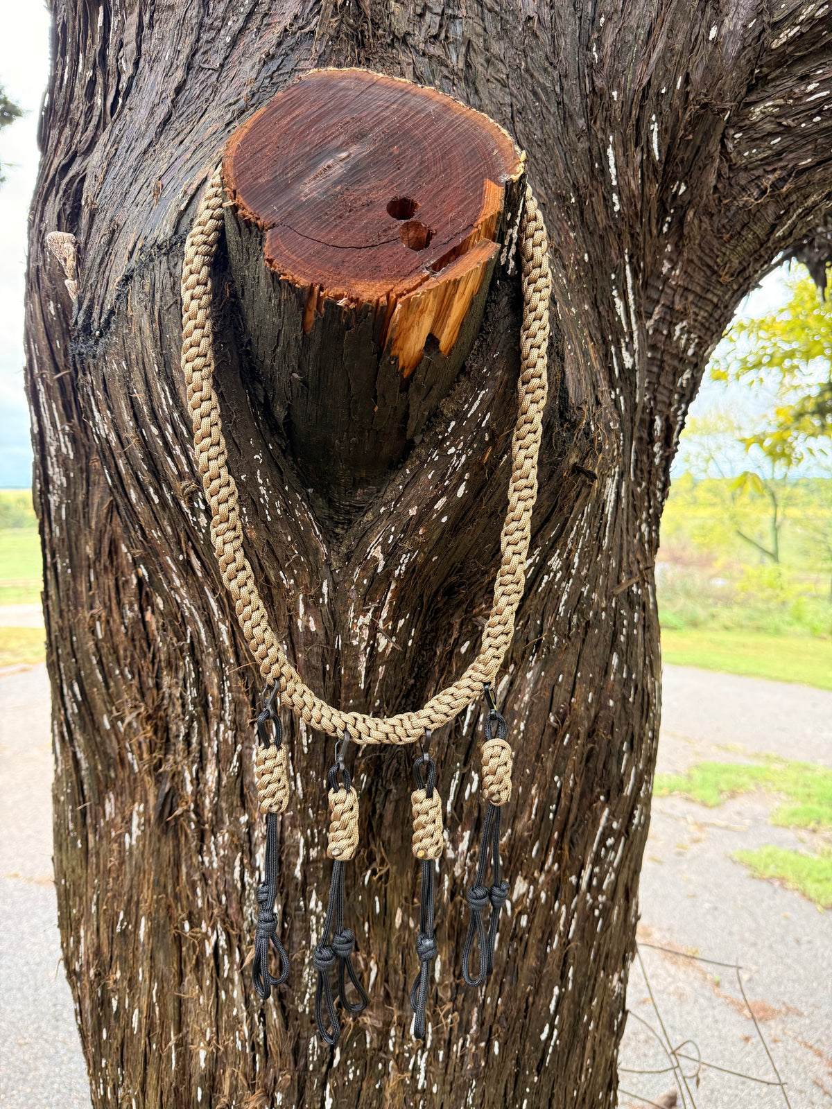 Custom Lanyard with four double drops